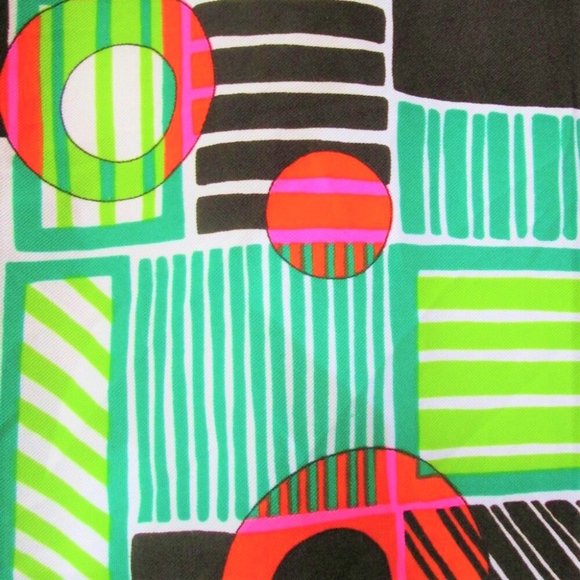 plus size 1970s vintage abstract mod top xl 1x - Picture 2 of 3